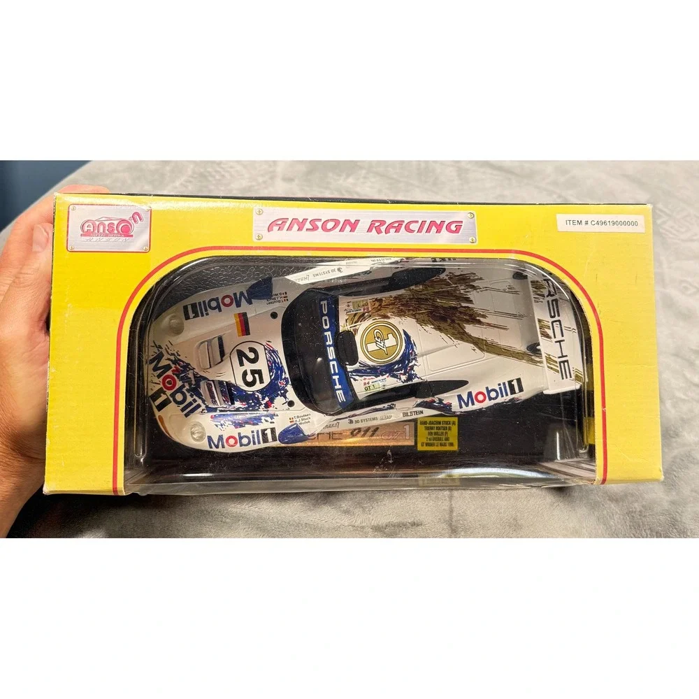 Anson Racing Porsche 911 GT1 Mobil 1 25 118 Diecast Le Mans 1996
